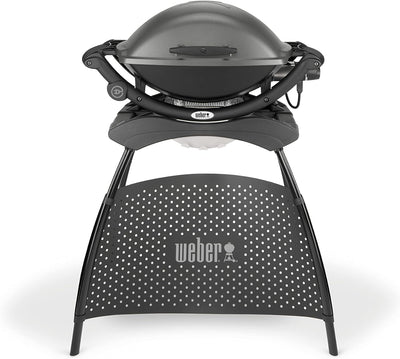 Weber Q 2400 Grill, 2200 W, Grau, rechteckig, Aluminium, Edelstahl, 68 cm l x 130 cm w x 130 cm h