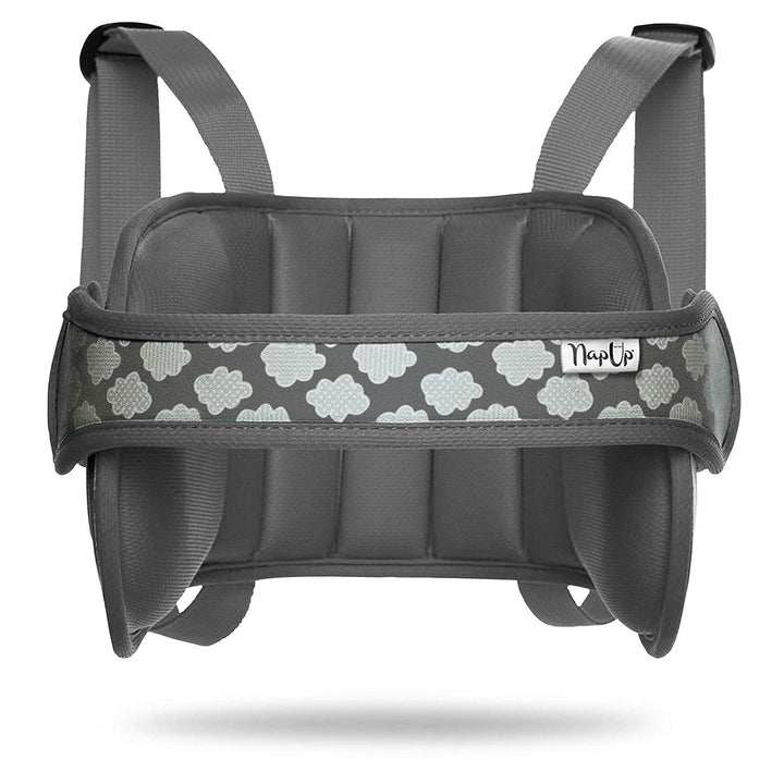 NapUp Autositz Einschlafstütze Original, grau, grau