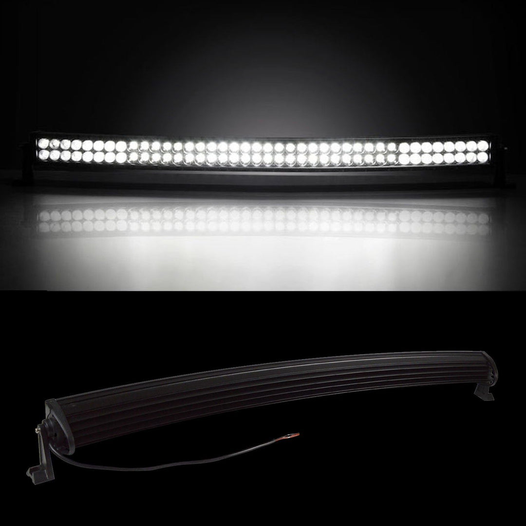 AUXTINGS LED-Lichtleiste 52 Zoll 132,1cm 300W gebogen LED arbeitsscheinwerfer Zusatzscheinwerfer Aut