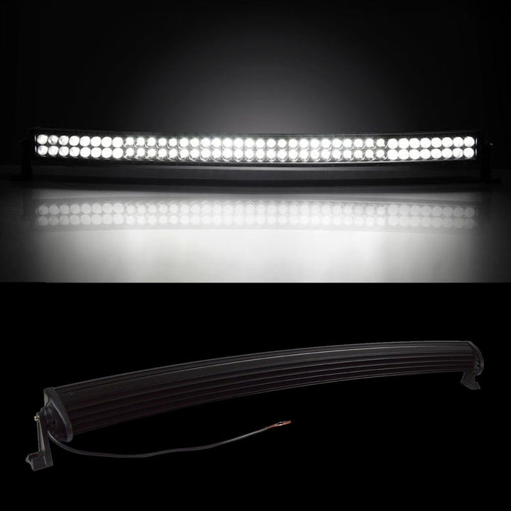 AUXTINGS LED-Lichtleiste 52 Zoll 132,1cm 300W gebogen LED arbeitsscheinwerfer Zusatzscheinwerfer Aut