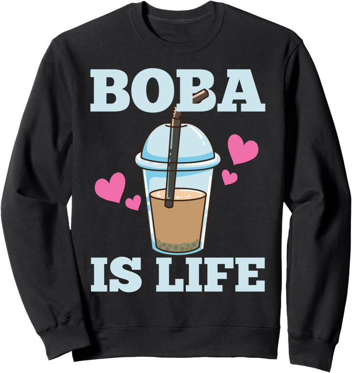 Boba Tee Bubble Tea Anime Sweatshirt