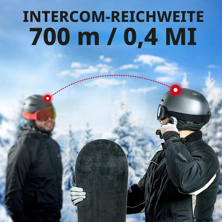 Sena Snowtalk 2-Universal Bluetooth Headset für Ski-und Snowboardhelme mit integriertem drahtlosem I