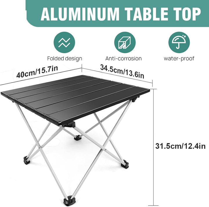 Aluminium Camping Tisch Klappbar Tisch, Wasserdicht, Rostfest, Korrosionsschutz, für Picknick Garten