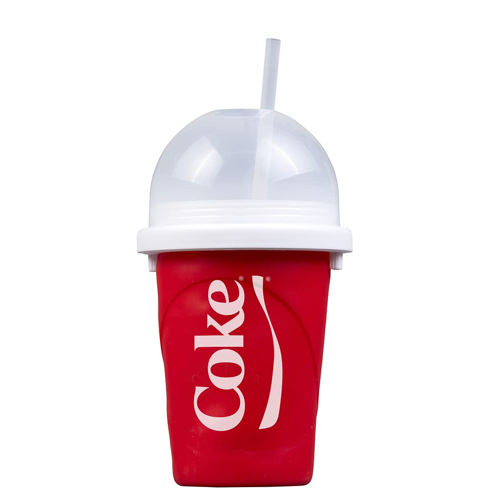 Slushy Maker Chillfactor Magic Freez | Slush Ice Becher mit Strohhalmlöffel | Eisbecher Alternative