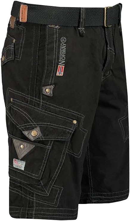 Geographical Norway Herren Cargo Short Sommer Bermuda Kurze Hose Shorts Brandiing- Production S Schw