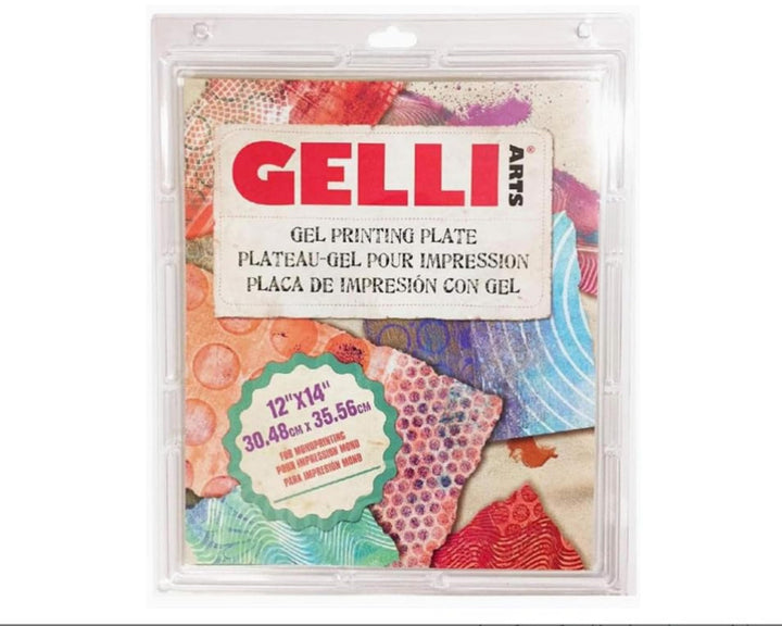 Gelli Arts GL12x14 Druck Teller 12 x 14 Zoll, Synthetic Material, druchsichtig, 30.48 x 35.56 cm 12