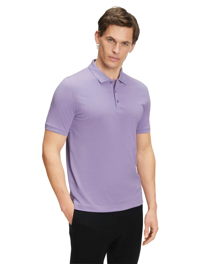 FALKE Herren Basic Polo Shirt Piqué Polohemd weich hautfreundlich atmungsaktive Baumwolle 1 Stück S