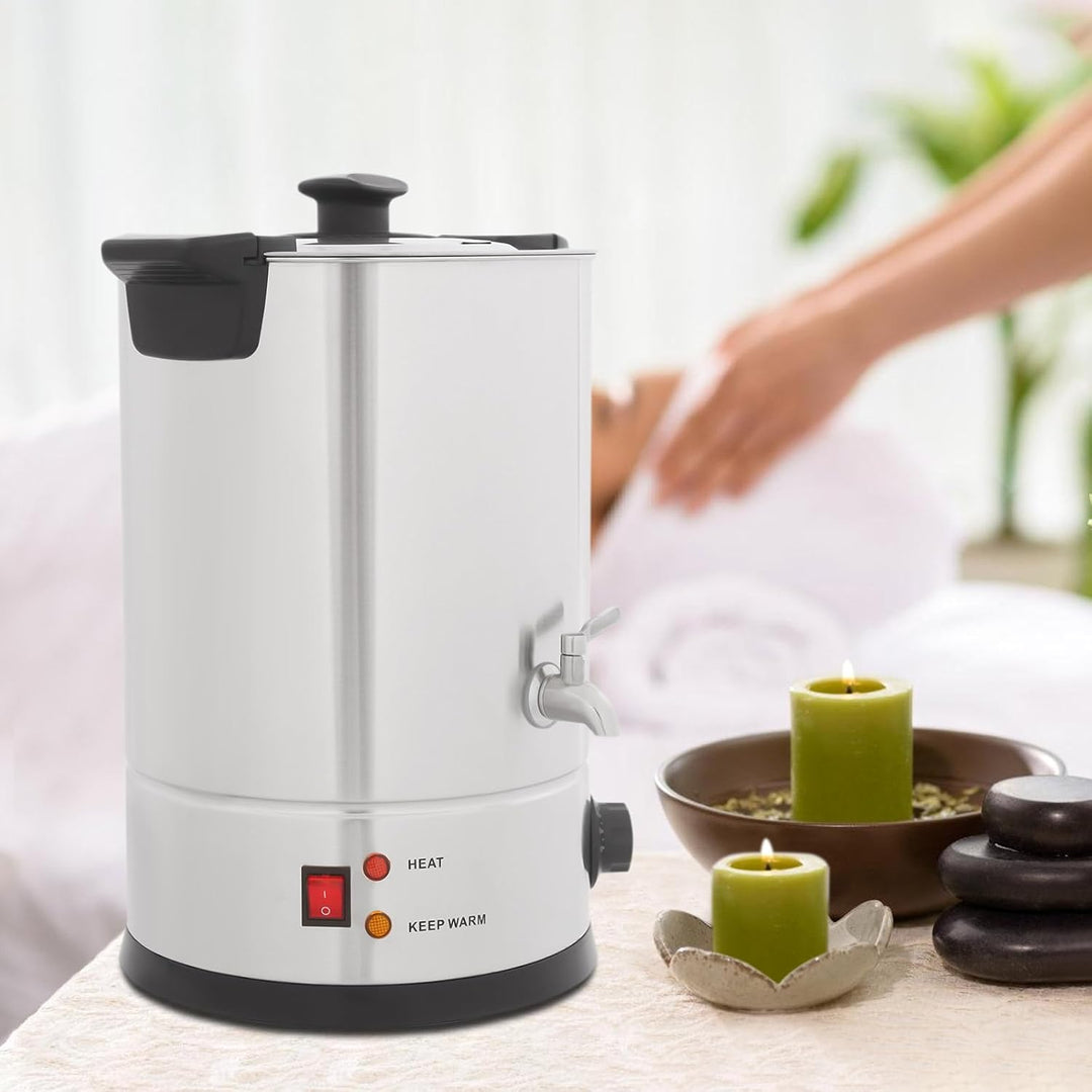Madelynn Wachsschmelzer 1800W Elektrischer Wachskocher 12L Tischgerät Wachsschmelztopf mit Einstellb