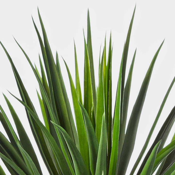 artplants.de Künstliche Yucca Rostrata, 176 Blätter, Deluxe, 80cm - Kunstbusch - Yucca Kunstpflanze