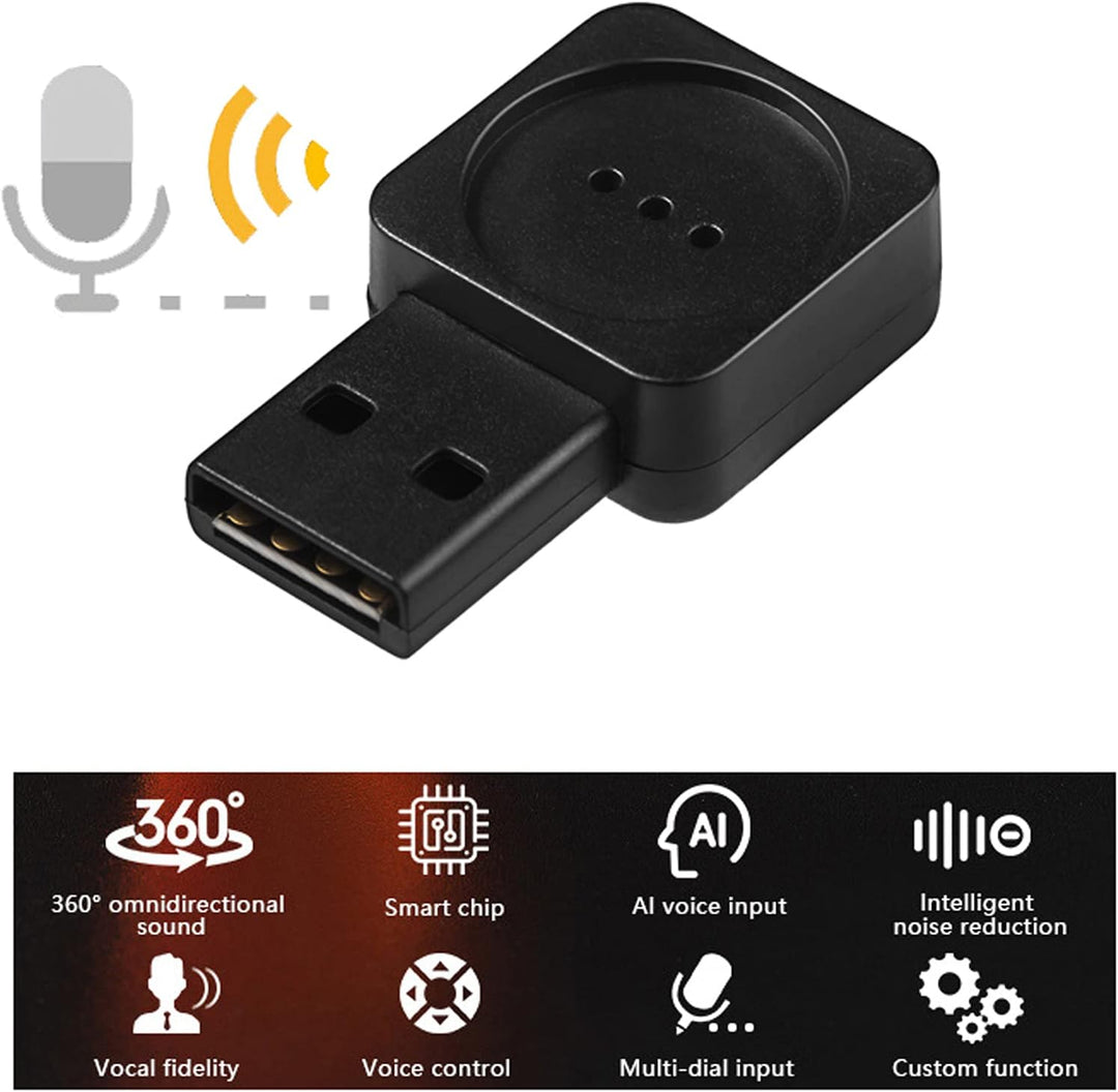 Q80S Mini USB Mikrofon 2.0 – Ideal für Videoanrufe, Zoom, Online-Kurse &amp; Streaming – Noise Cancellin
