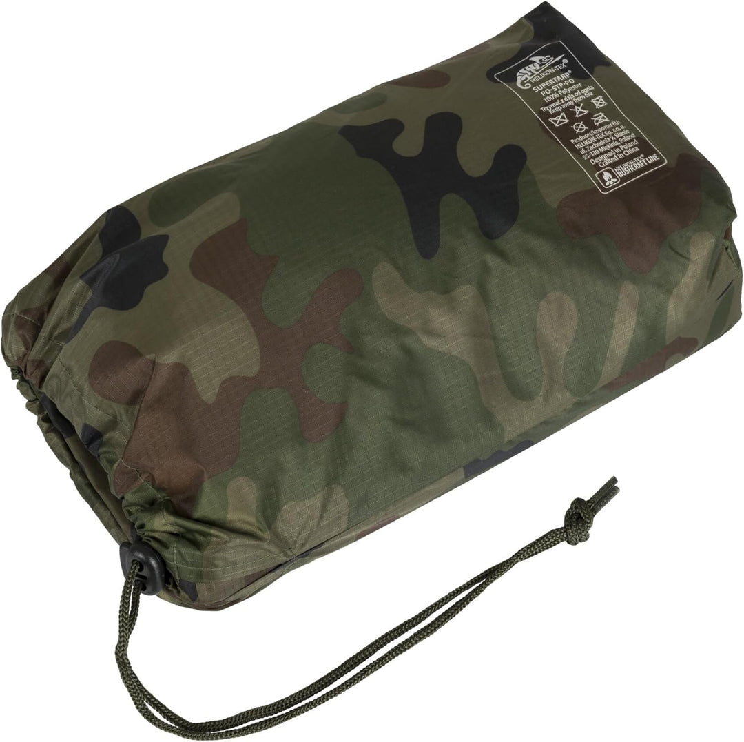 Helikon-Tex Supertarp Polyester-Plane, 3 x 3 m, Zwei Abdeckungen im Lieferumfang enthalten, wasserab