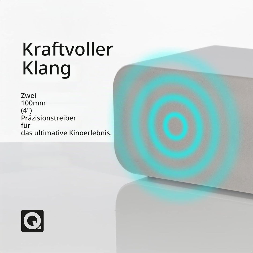 Q Acoustics Centerlautsprecher Q 3090 CI Weiss, Weiss