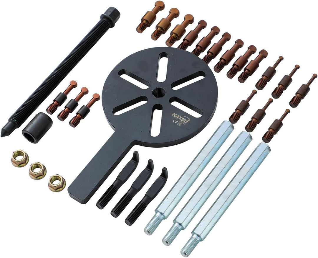 KATSU Tools 36-in-1 Lagerabzieher Set, Blindloch- und Lagerabzieher, Für Radlager und Demontage 4505