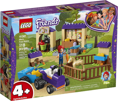 Friends Lego 4+ Mias Stall mit Fohlen & Paddock 41361 Bauset, Neu 2019 (118 Teile)