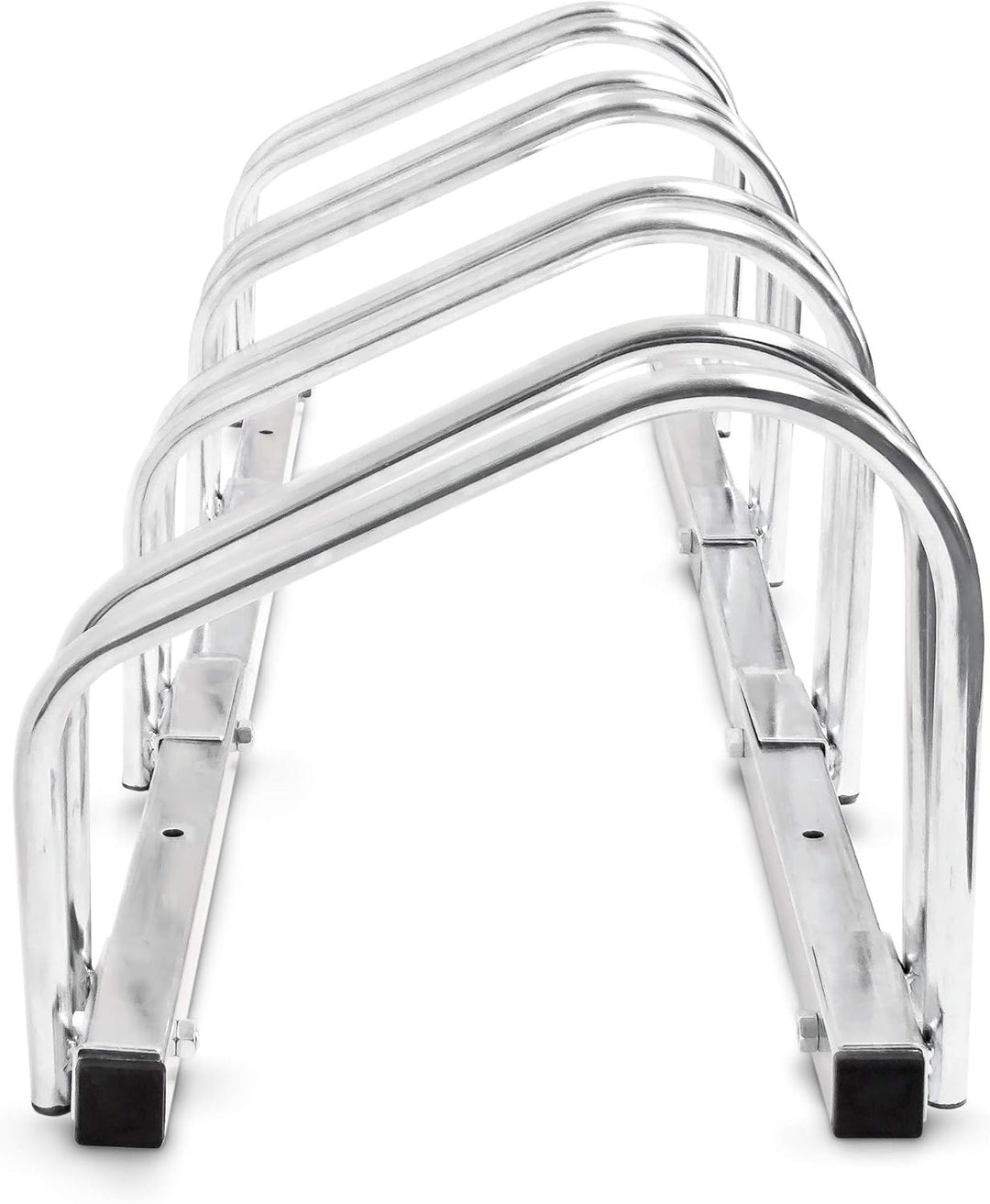 2 x Fahrradständer, Für 4 Fahrräder, Boden- und Wandmontage, Mehrfachständer, HBT: ca. 26 x 100 x 32