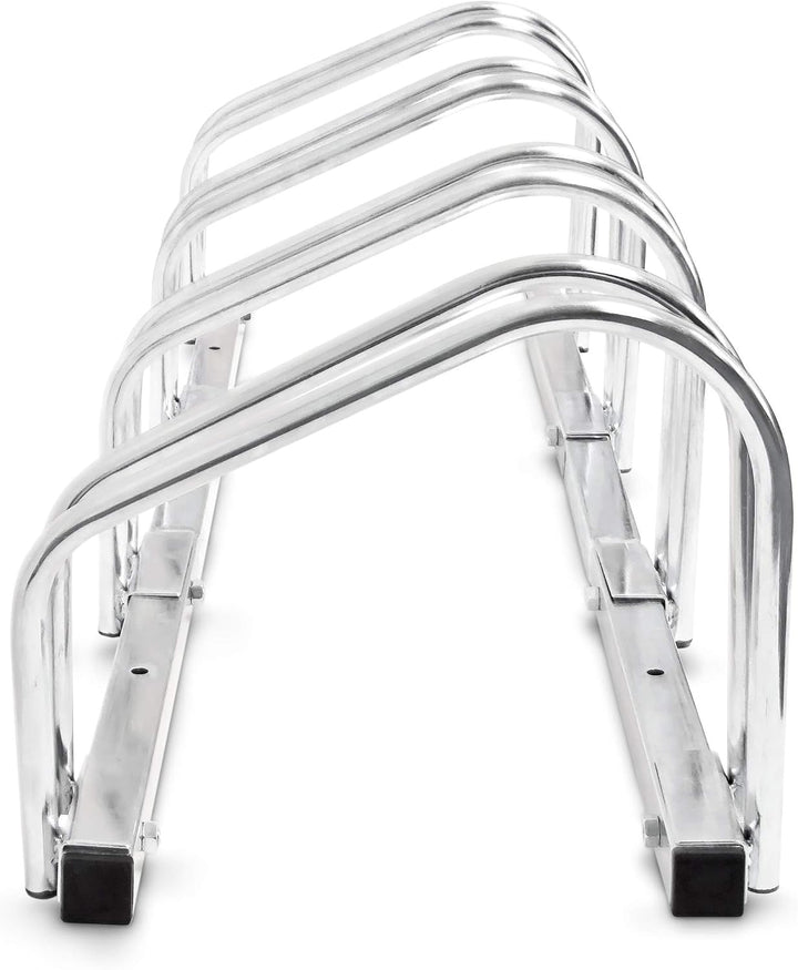 2 x Fahrradständer, Für 4 Fahrräder, Boden- und Wandmontage, Mehrfachständer, HBT: ca. 26 x 100 x 32