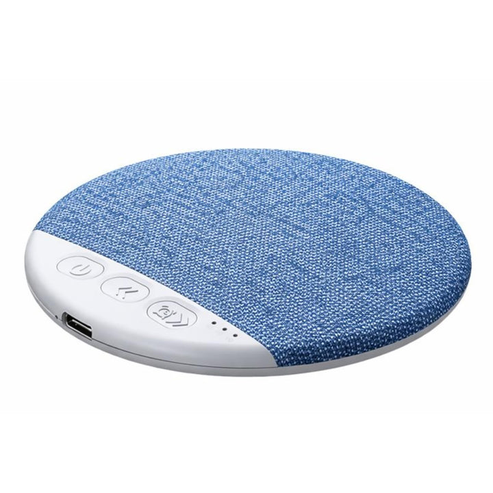 Bluetooth-Kissen-Lautsprecher zum Schlafen, tragbarer Mini-Lautsprecher unter dem Kissen mit weissem