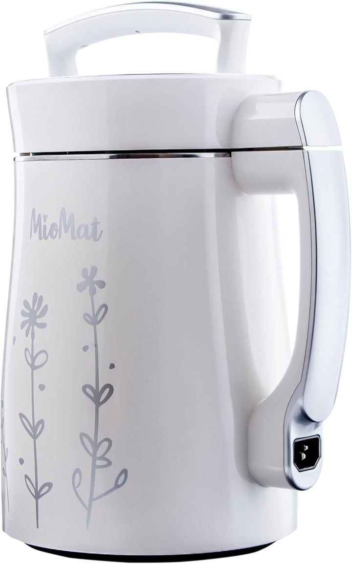 8-in-1 Pflanzlicher Milchbereiter | Bereiten Sie 1,2L natürliche Mandelmilch, Sojamilch, Hafermilch,