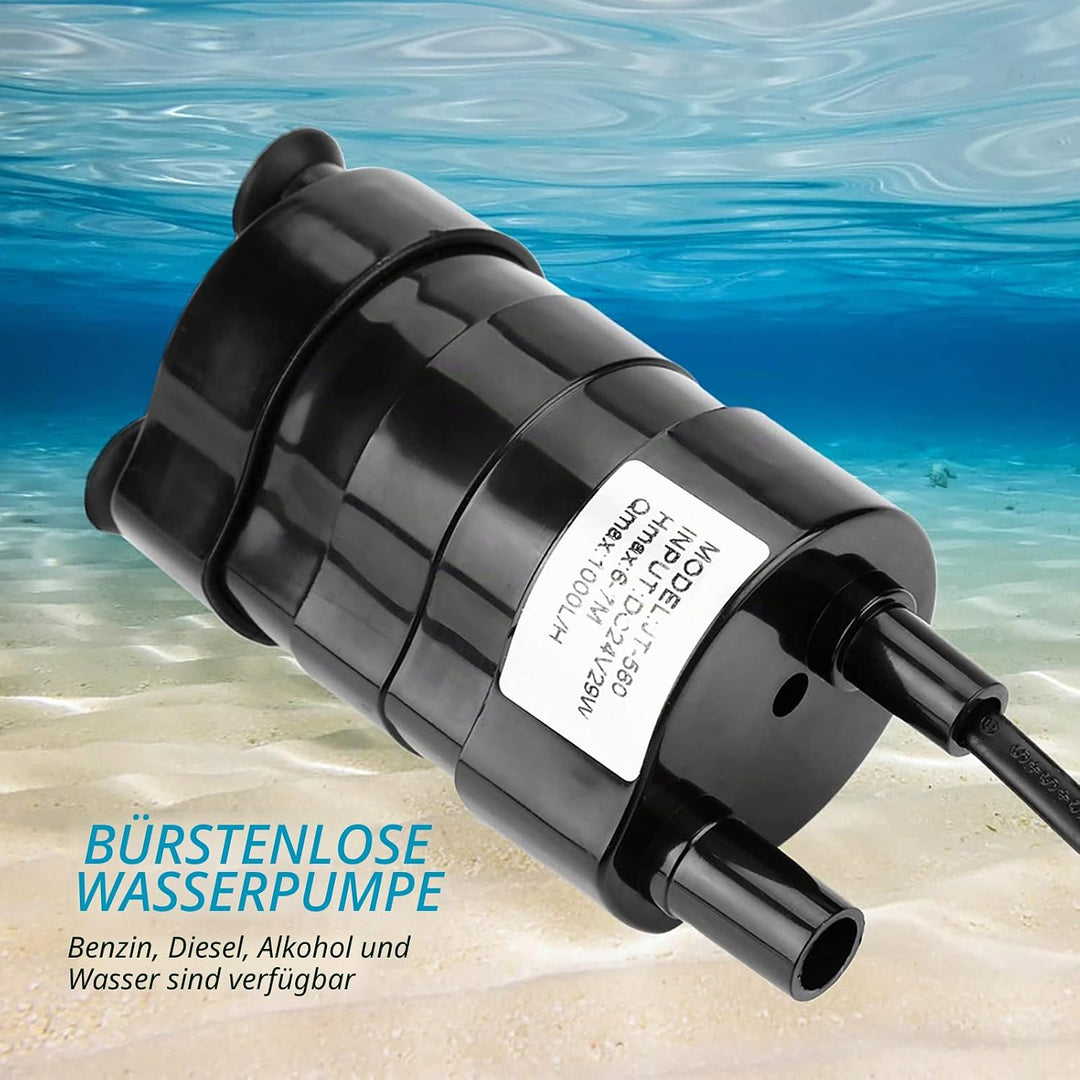 Wasserpumpe DC Brushless Tauchwasserpumpe 24V Mini High Hydraulic Head Ultra Leise Wasserzirkulation