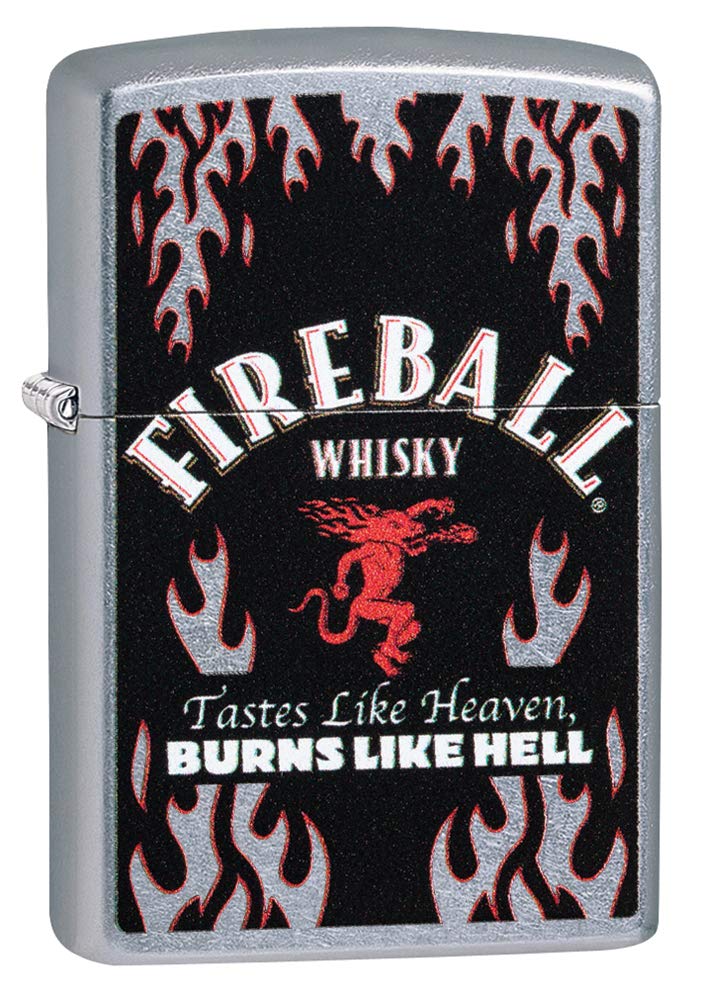 Zippo Feuerzeug Fireball Pocket, Sonstige, Chrome, Regular, Fireball