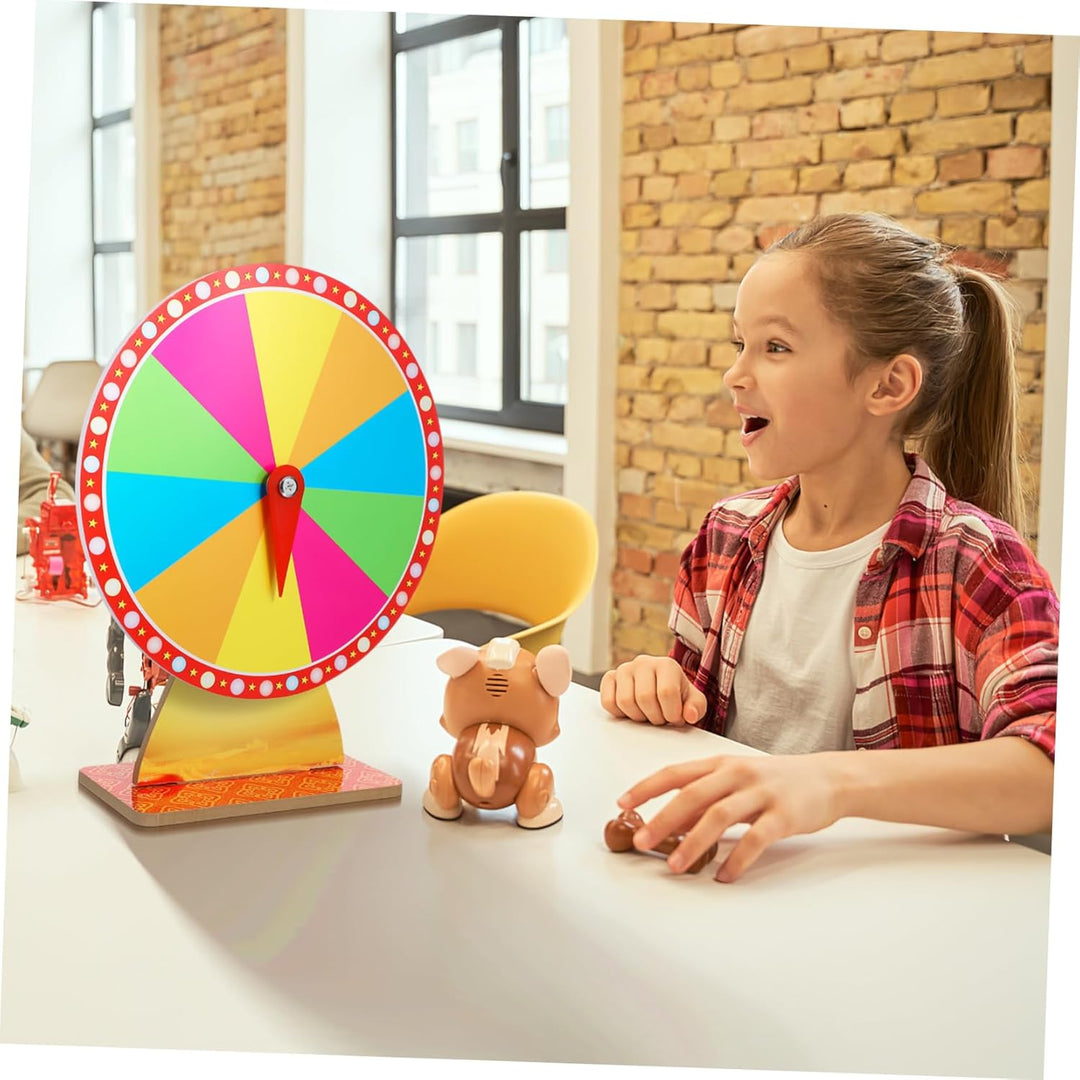 PRETYZOOM Tisch-rouletterad Für Partys Glücks-rouletterad Aus Kunststoff Formschönes Spielrad-requis
