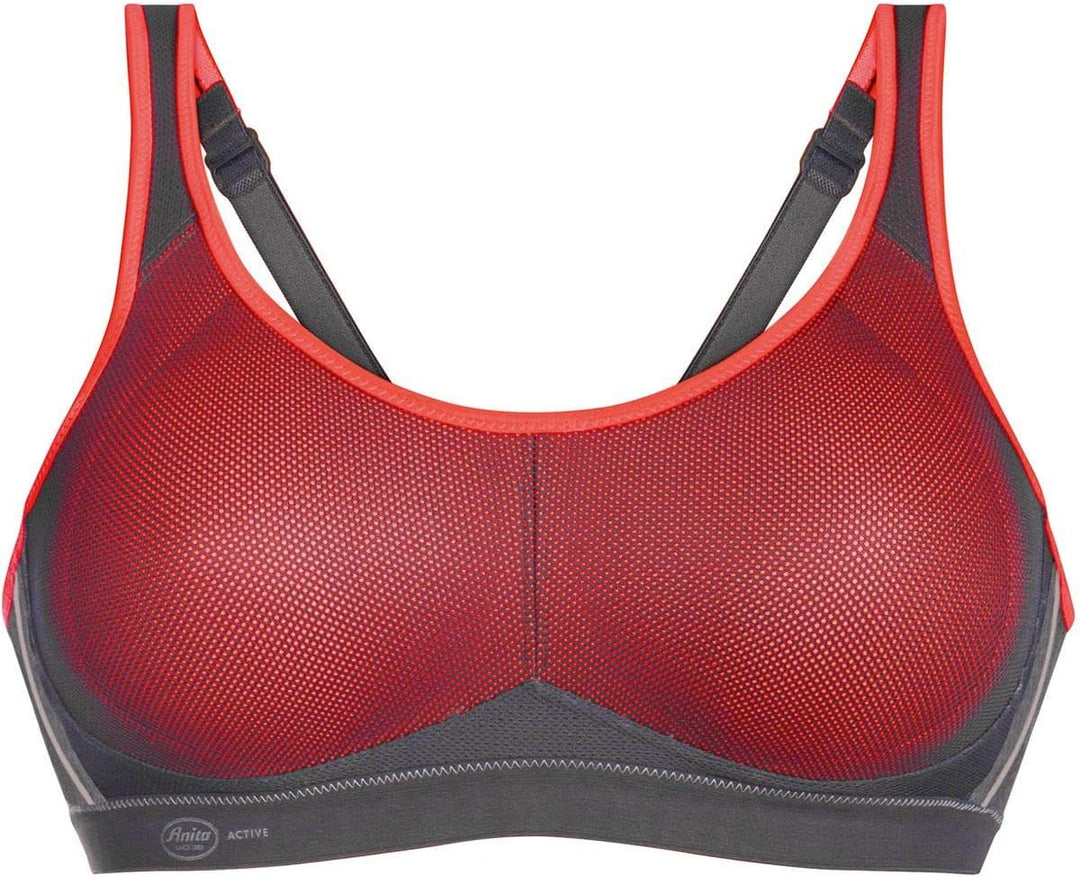 Anita Active Damen Sport-BH Sport-BH,, per pack Mehrfarbig (coralle/anthrazit 595), 75E(Herstellergr