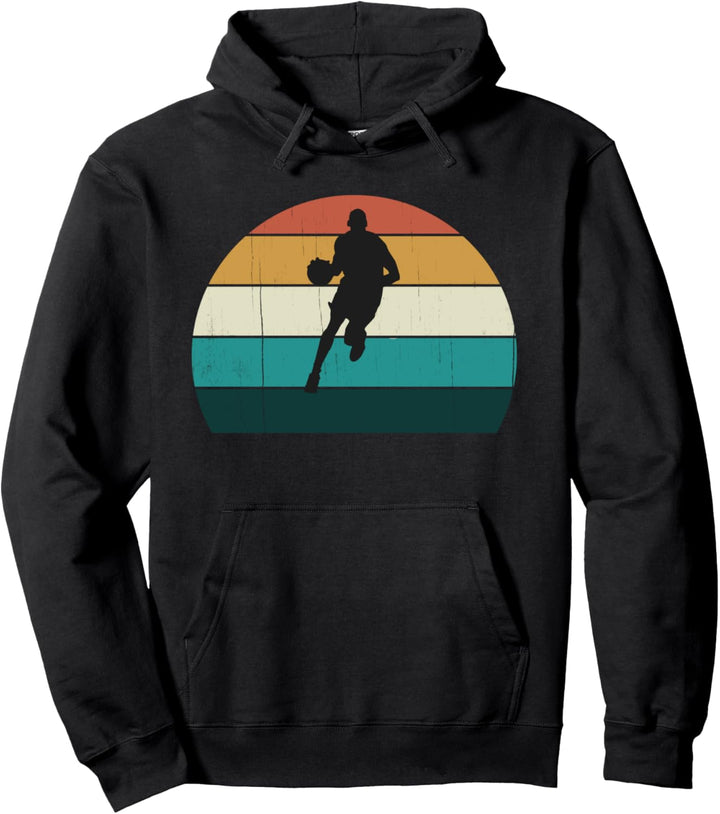 Retro Basketball Player - Vintage Spielball / Geschenk Pullover Hoodie