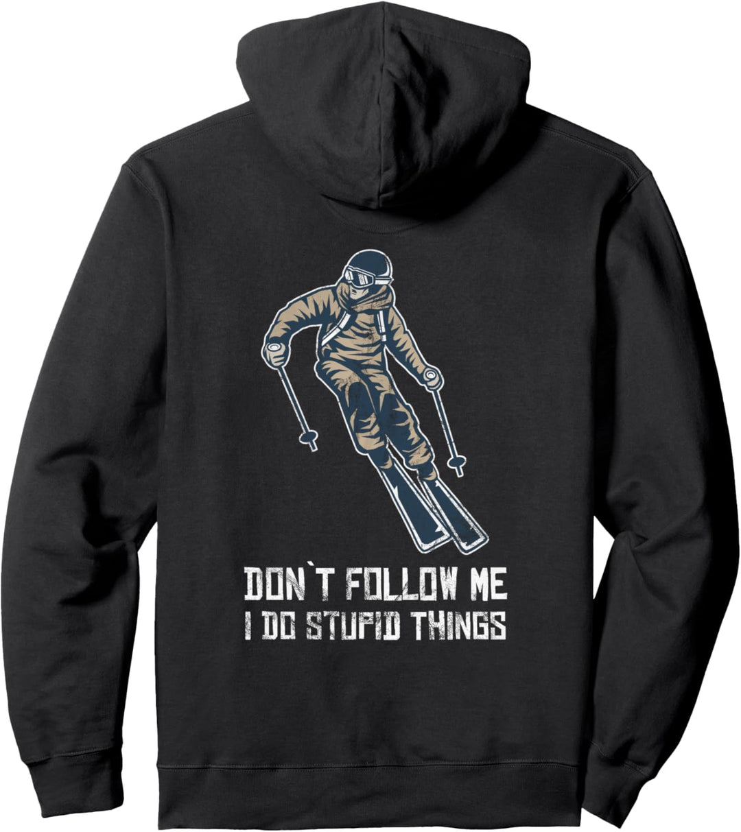 Ski-/Snowboard-/Skifahrer-Outfit. Pullover Hoodie