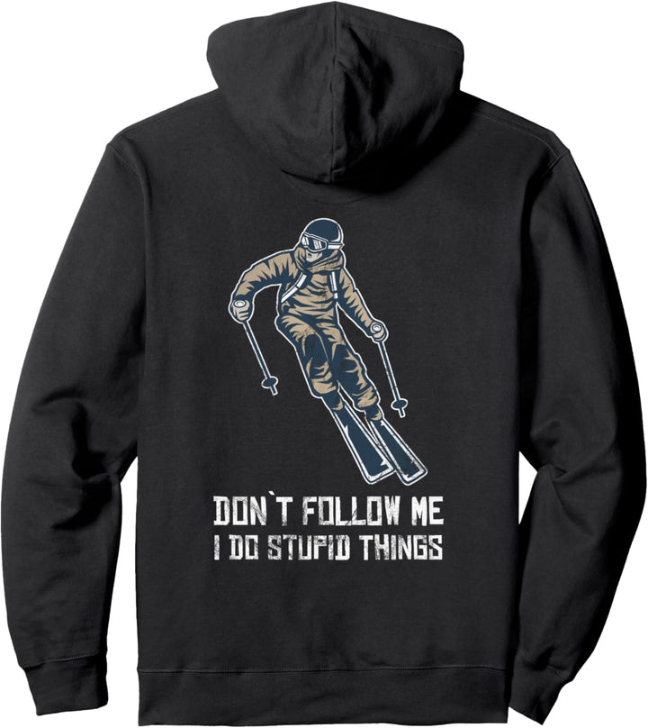Ski-/Snowboard-/Skifahrer-Outfit. Pullover Hoodie