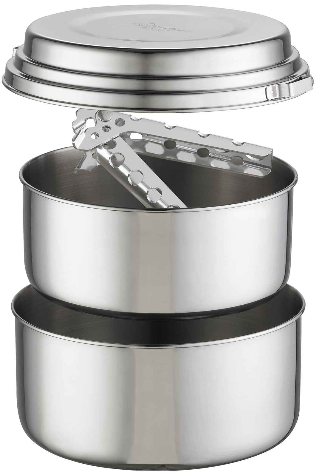 MSR (Mountain Safety Research) Kochgeschirr Alpine 2 Pot Set, Silver, One Size, 21720 Einheitsgrösse