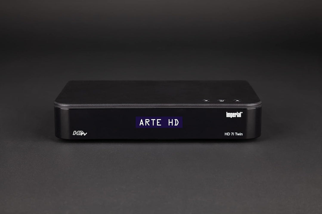 IMPERIAL HD 7i Twin – HD Twin Sat-Receiver (2 Empfänger, SAT>IP, Bluetooth, alphanumerisches Display