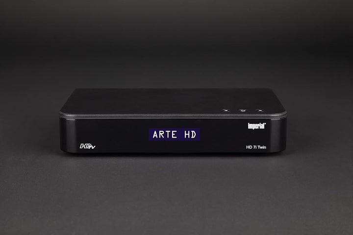IMPERIAL HD 7i Twin – HD Twin Sat-Receiver (2 Empfänger, SAT>IP, Bluetooth, alphanumerisches Display