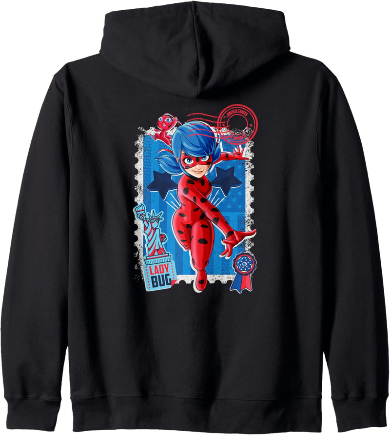 Miraculous 4th of July Ladybug Kapuzenjacke