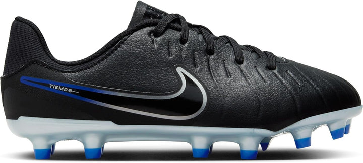 NIKE Legend 10 Academy Fussballschuh, Black/Chrome-Hyper Royal, 34 EU