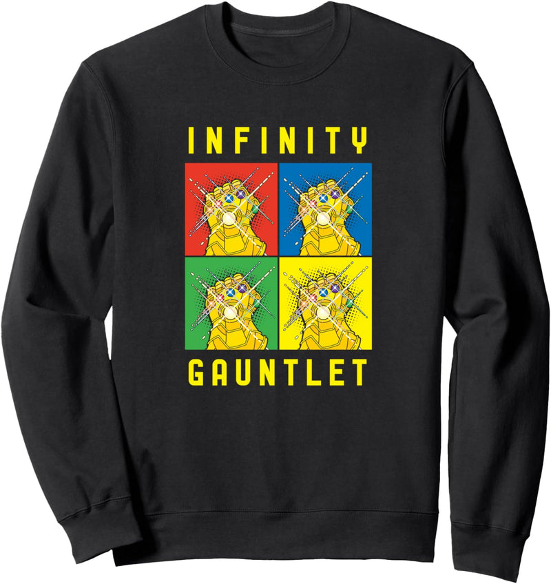 Marvel Avengers Infinity Gauntlet Pop Art Box Up Sweatshirt