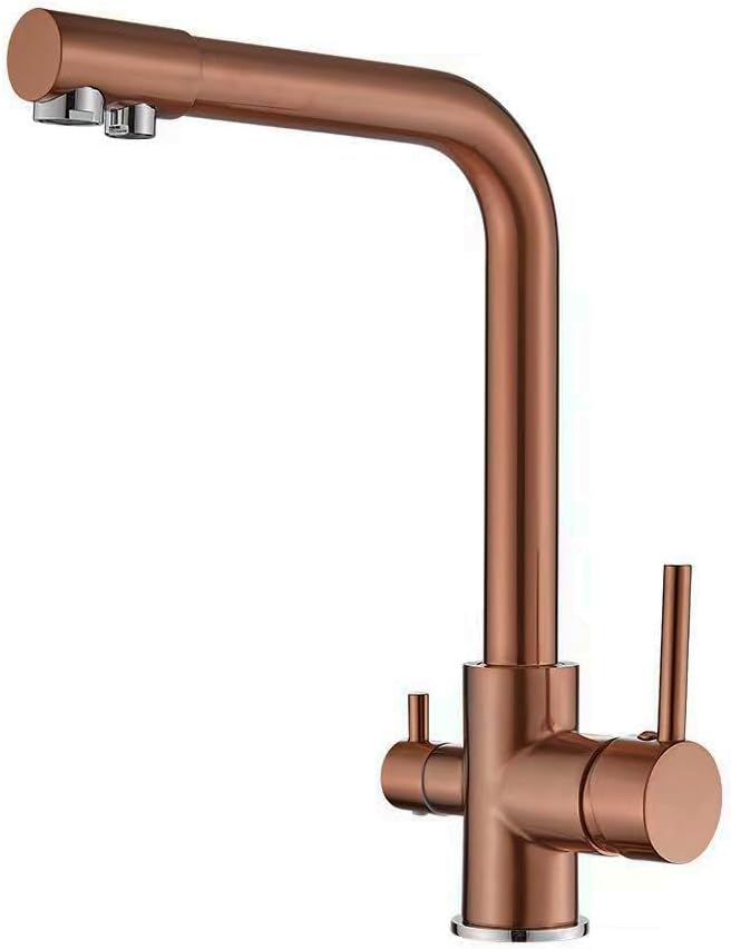 3 Wege Filter Osmose Wasserhahn Küche Gebürstet Roségold | Küchenarmaturen | Wasserhahn Sprudelwasse