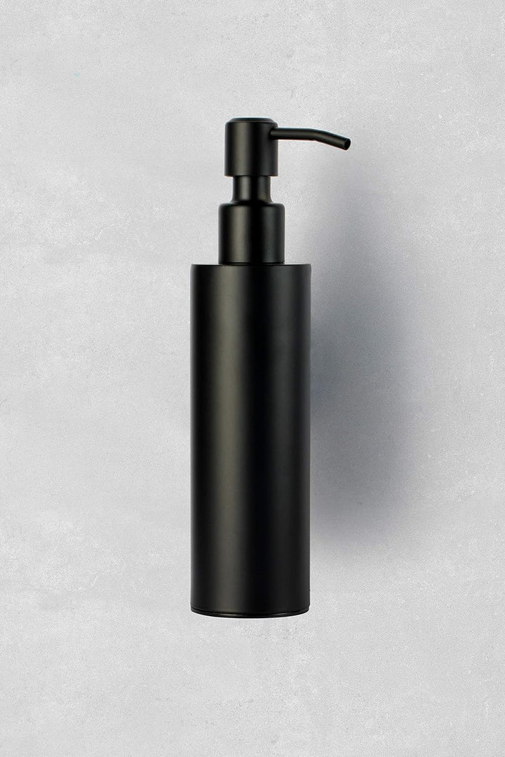 Ambrosya - Seifenspender aus Edelstahl in Schwarz - Bad Badezimmer Bohren Halter Halterung Seife Sei