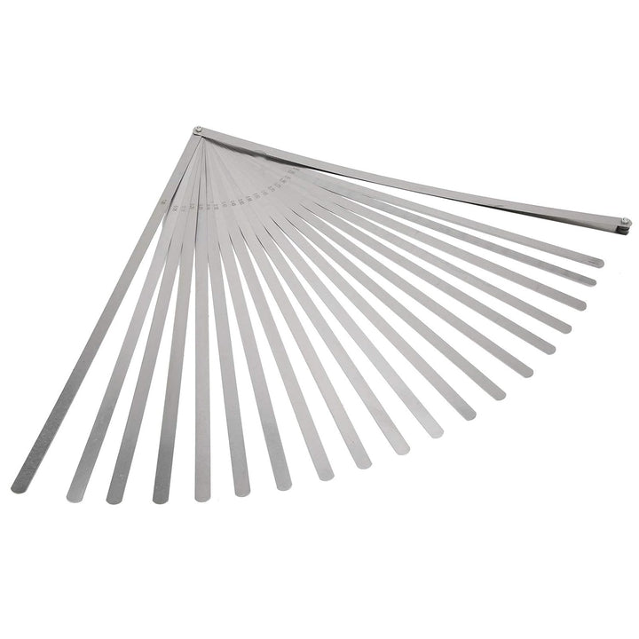 Fühlerlehre Metrisch, Tragbarer 20-Blatt-Fühler, Metrischer Dickenmesser aus Edelstahl, 500 Mm Länge