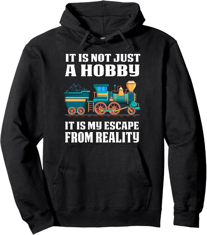 Modellbahn Eisenbahn Eisenbahn nicht nur ein Hobby-Geschenk Pullover Hoodie