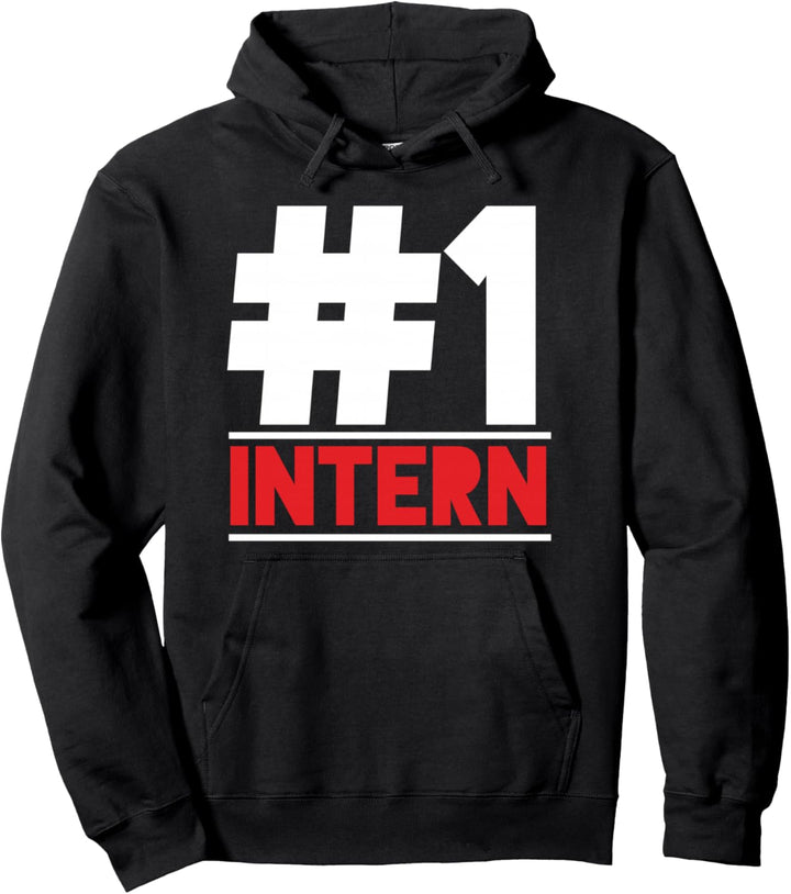 Praktikant Nummer Eins Praktikum Praktikantin Student Büro Pullover Hoodie