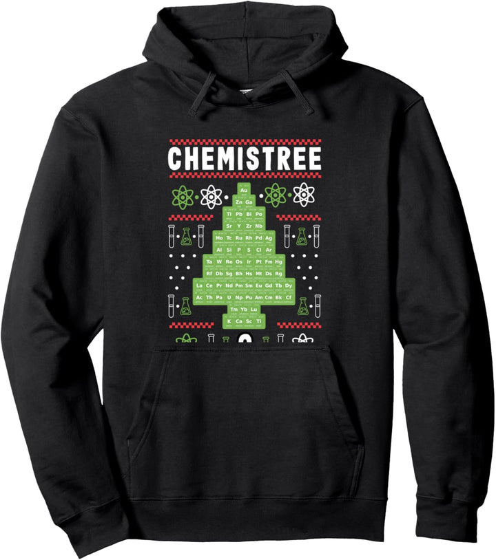 Chemistree O Chemistree Weihnachtsbaum, lustiger Weihnachtsmann-Atom Pullover Hoodie
