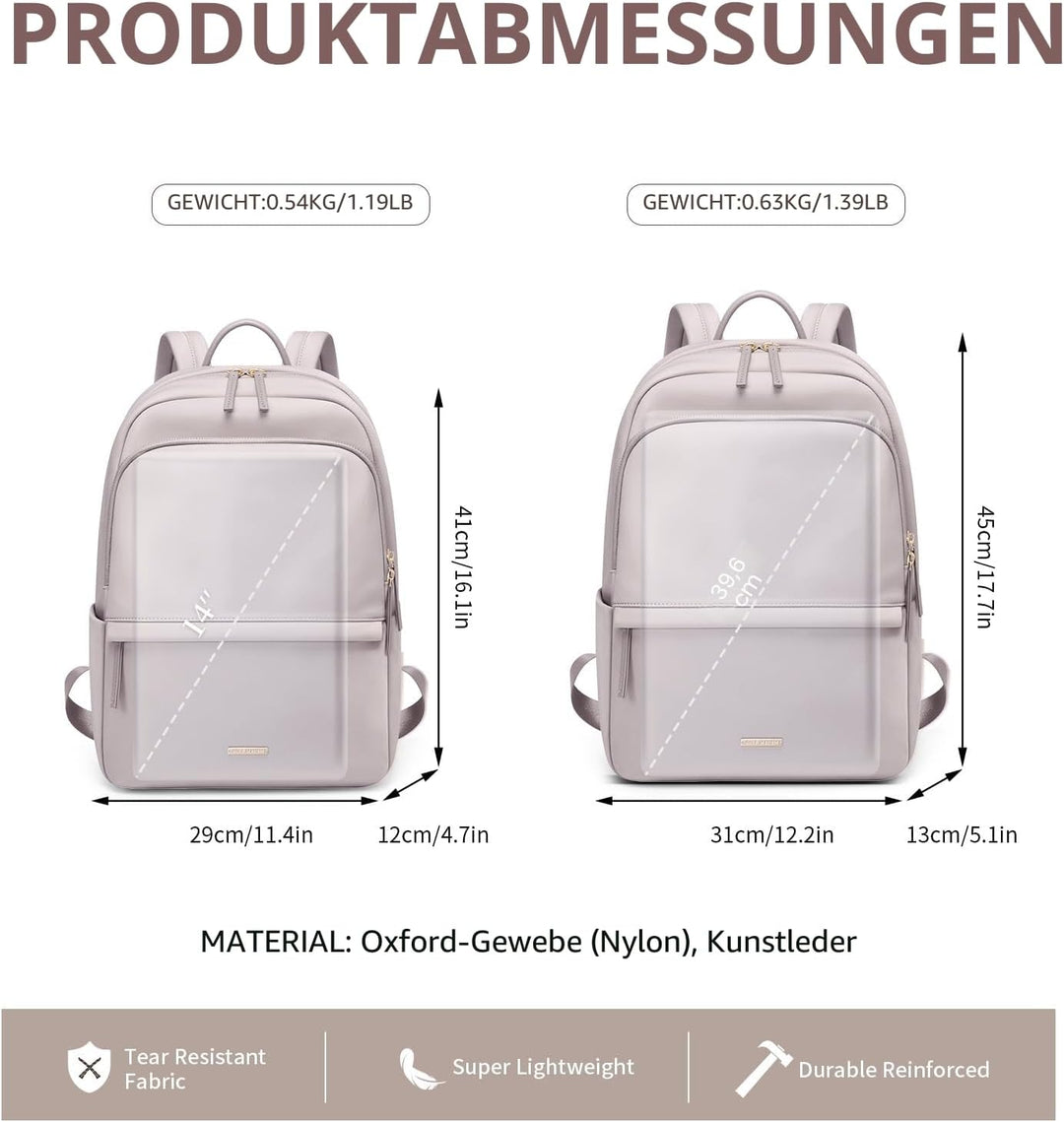 GOLF SUPAGS Rucksack für Damen, schmal, Computer-Büchertasche, Rucksack, Geldbörse für Arbeit, Reise