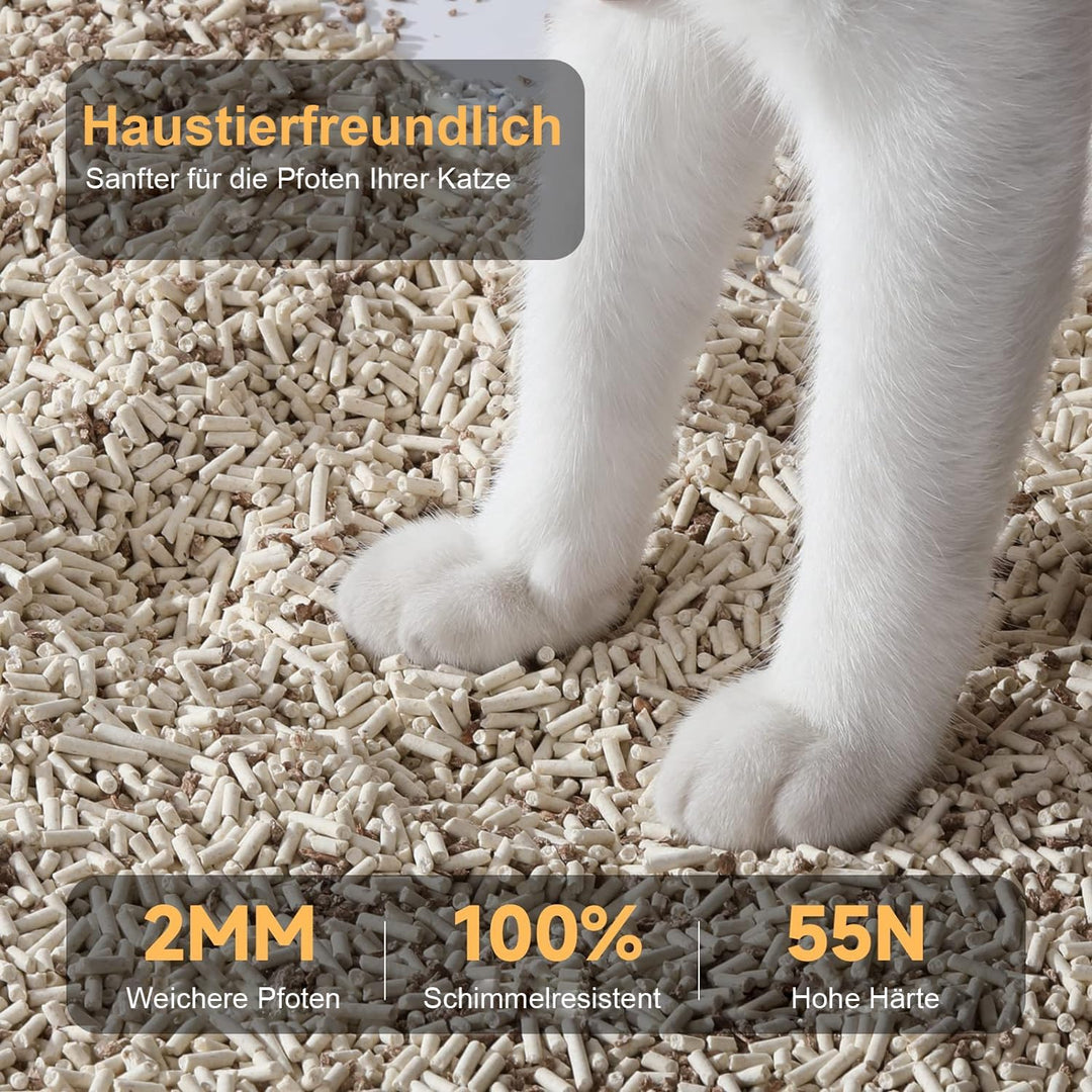 FUKUMARU Tofu Katzenstreu 10.8kg, Klumpstreu für Katzen, Staubfrei und Leicht klumpend, Gemischtes A