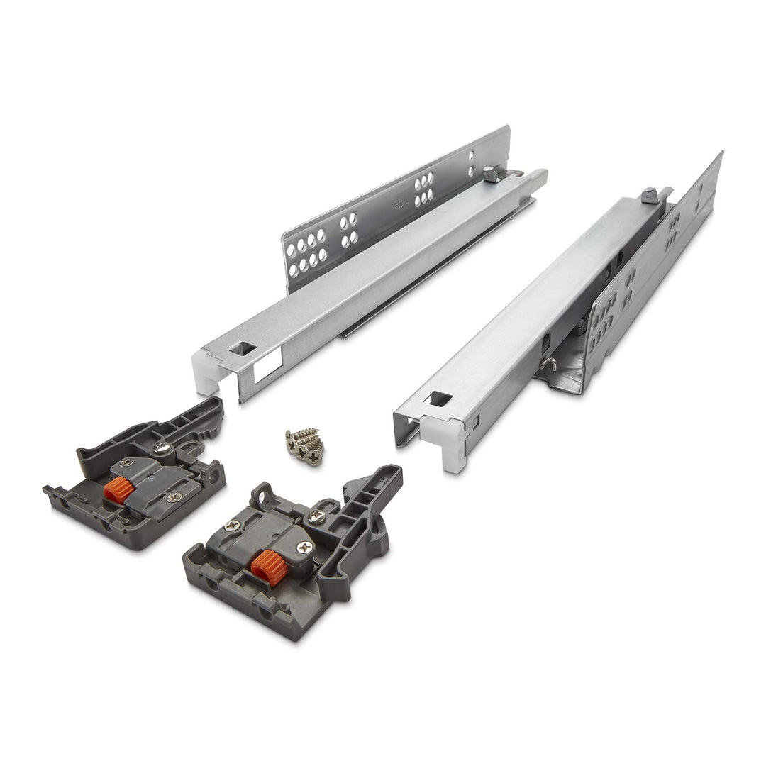 SOTECH 1 Paar FullSlide Vollauszüge UV2-35-K1D-L400-SC für Holzschublade 400 mm Schubladenauszüge be