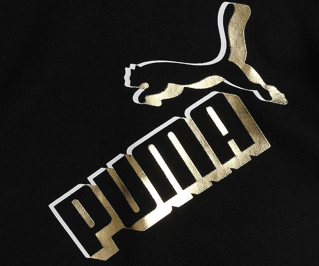 PUMA Unisex Kinder Minicats Ess+ Crew Jogger Fl Trainingsanzug 86 Puma Black, 86 Puma Black