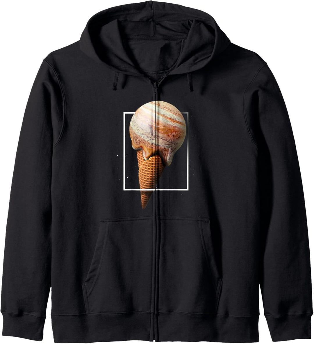 Planet Icecream Jupiter Weltraumastronomie Süssigkeiten Kapuzenjacke