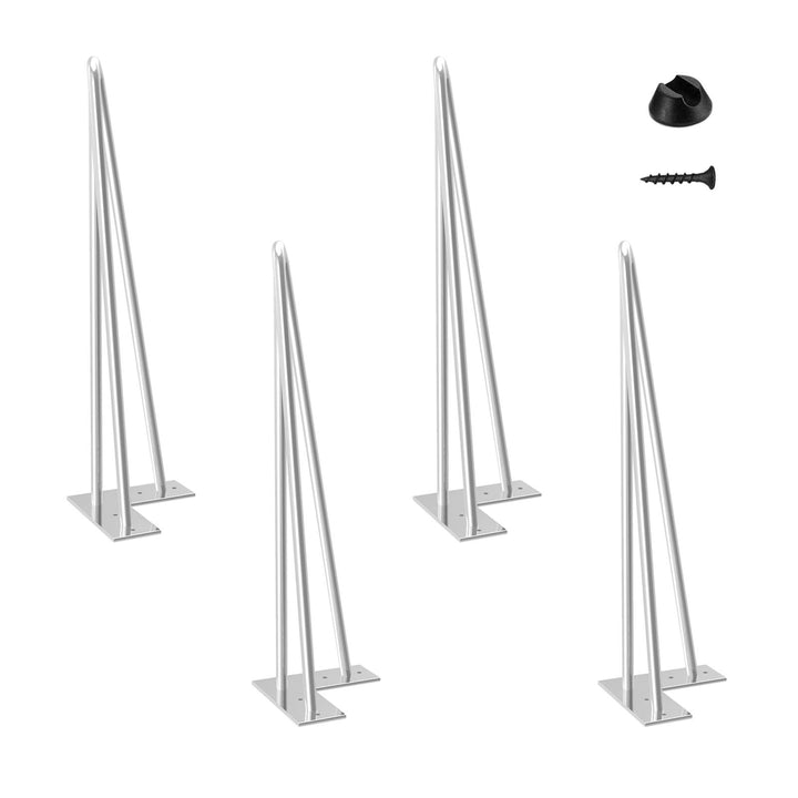 Haarnadel Tischbein 4x Hairpin Leg Möbelbein Haarnadelbeine aus Metall Tischzubehör DIY für Esstisch