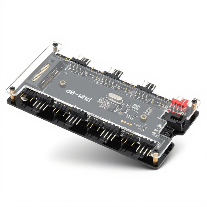 ARGB Controller argb controller fernbedienung PWM+ARGB Zwei in einem Gehäuse Lüfter Hub, 8 5 V3 Pin