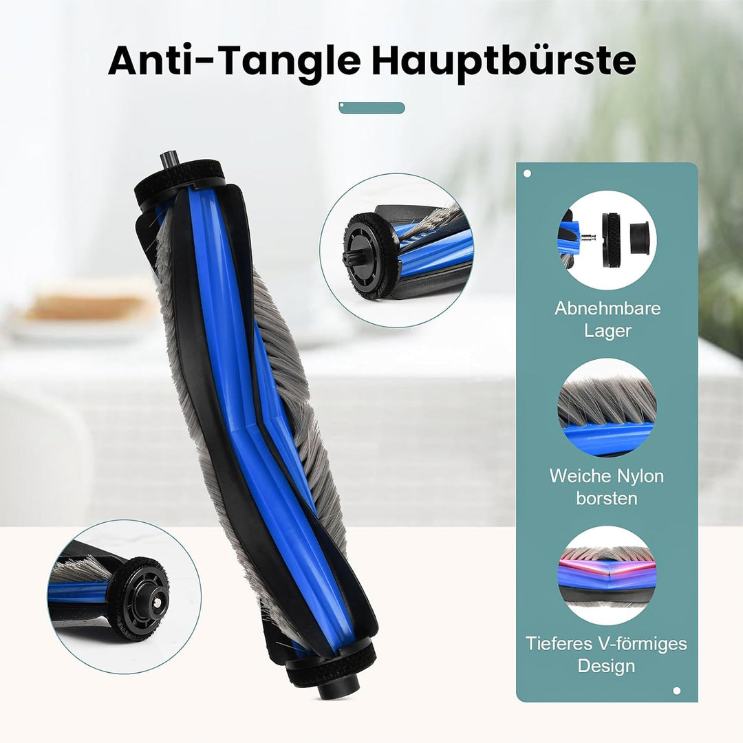 24 Stück Zubehör für Ecovacs Deebot T50 MAX PRO Omni/MAX PRO Omni Gen2 Saugroboter, Ersatzteile mit