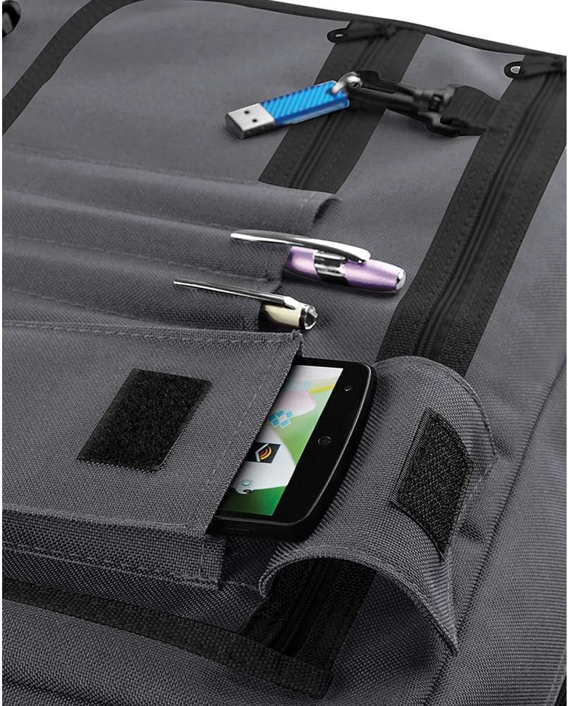 BagBase Kuriertasche, 1 Stück, stilvolle und langlebige Schultertasche Einheitsgrösse Graphite Grey,